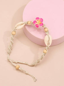 Hawaiian Flower Anklet