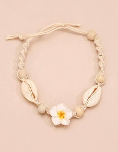 Hawaiian Flower Anklet