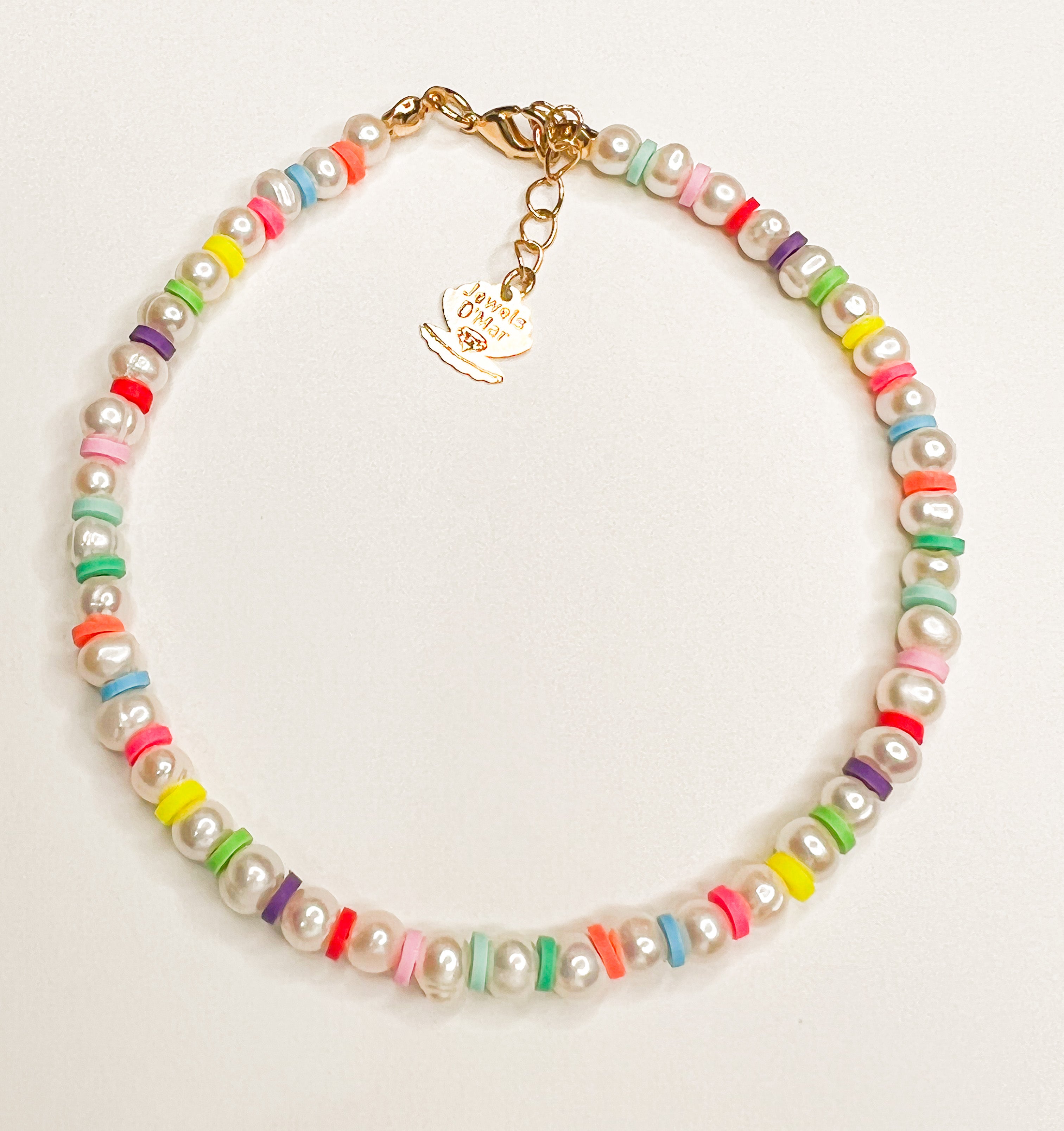 Colorful anklet