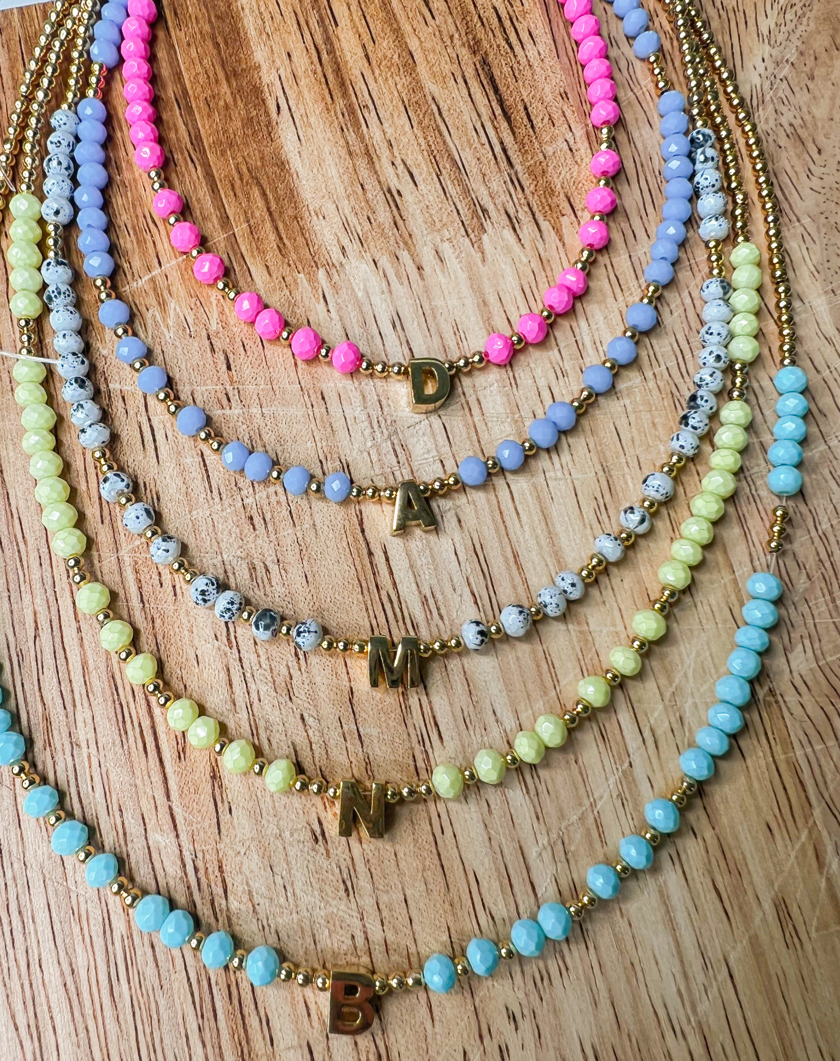 Initial Colorful Necklace